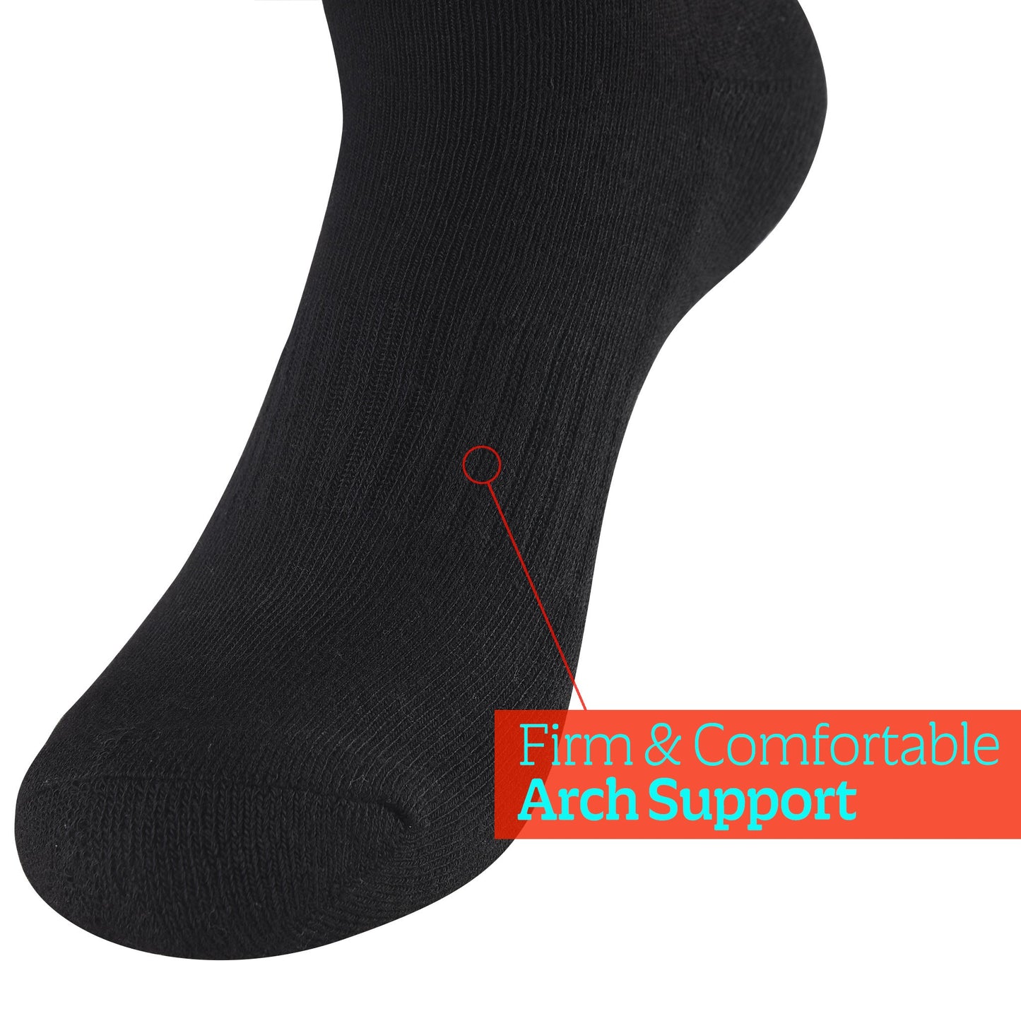 KNOCKER MEN'S HALF CUSHIONED NO SHOW SOCKS