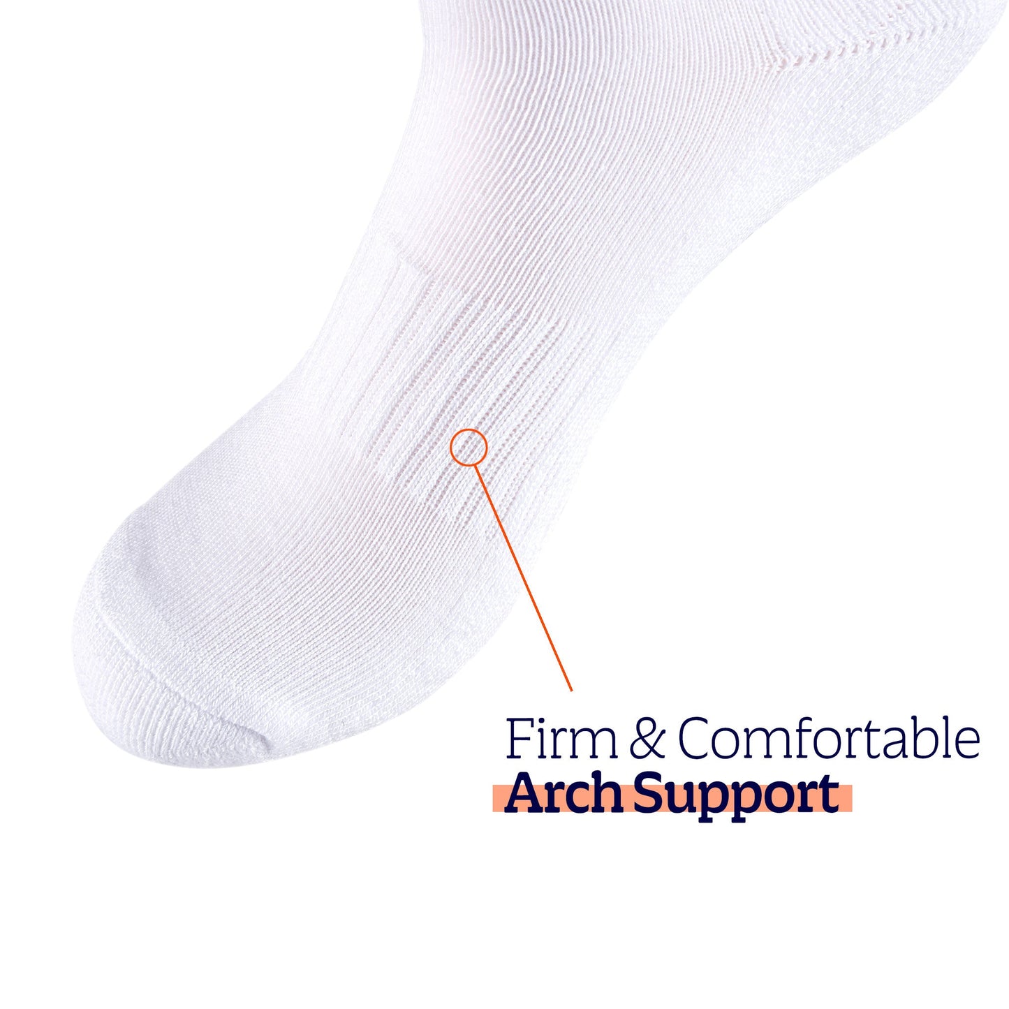 Mens Half Cushioned Quarter Socks