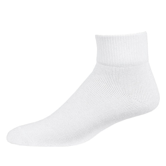 Buruka Quarter Sports Socks White